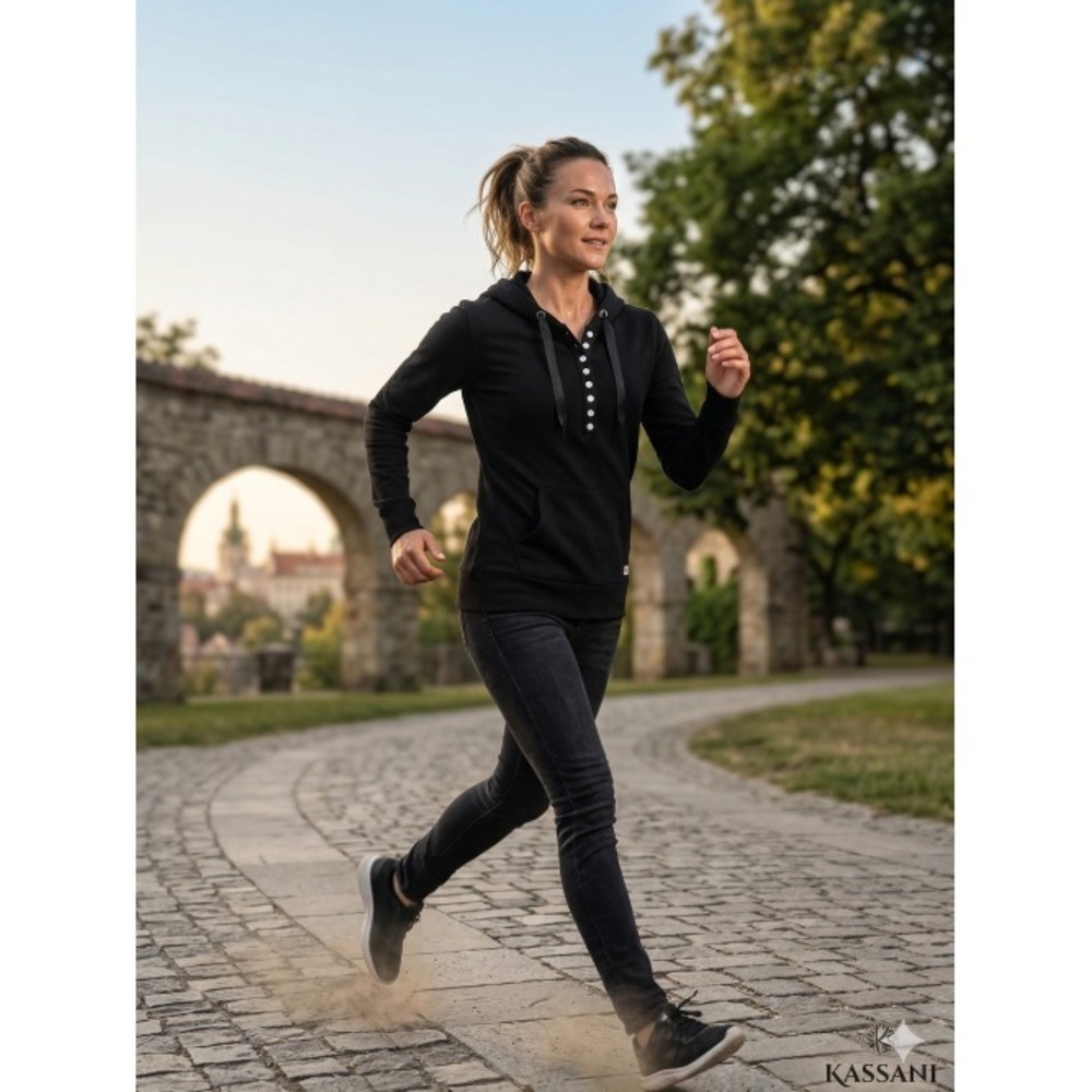 Puma Women's Heritage Lightweight Hoodie Black‎ Size M